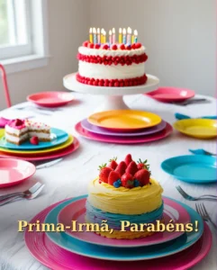 Prima que é Irmã faz Aniversário