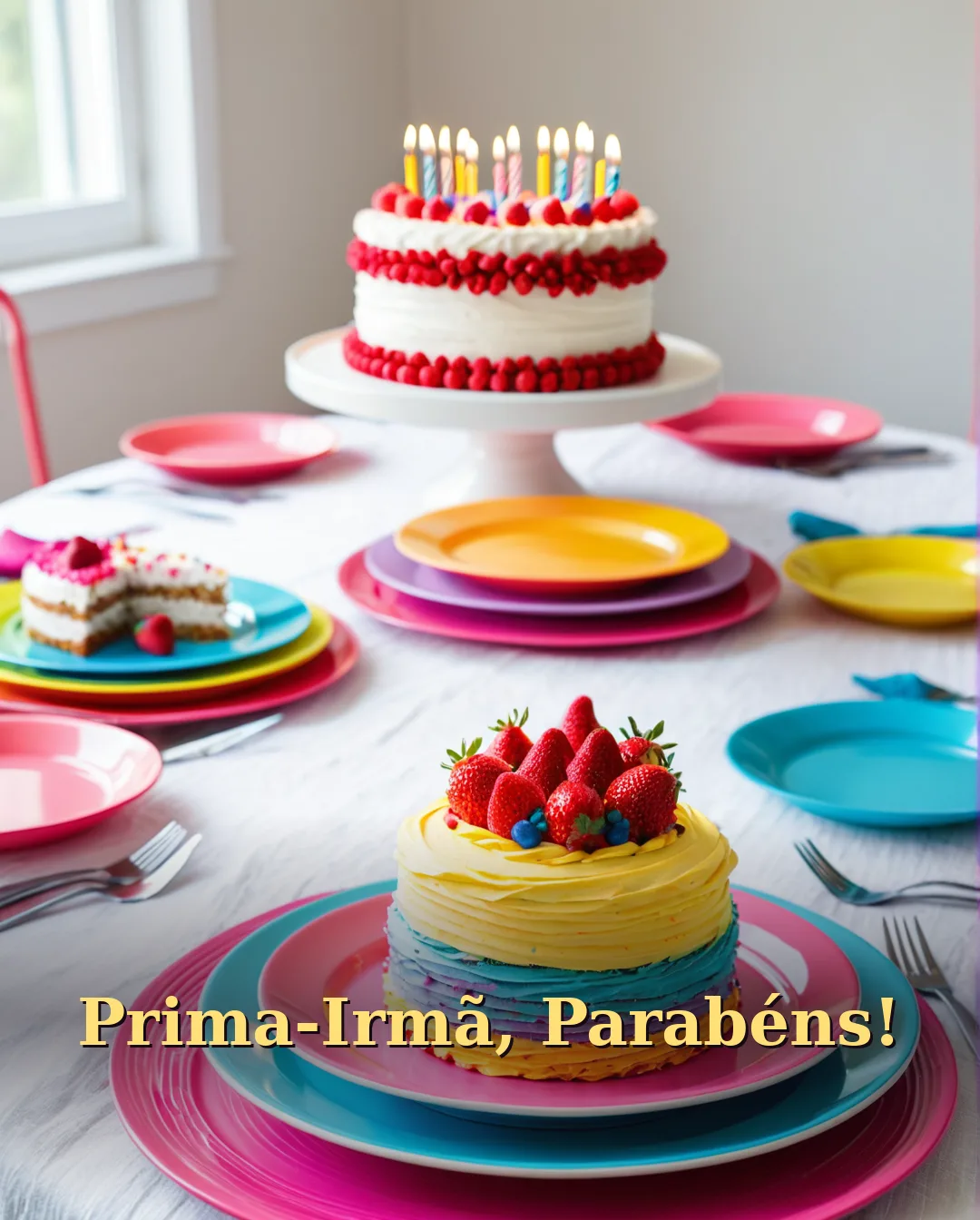 Prima que é Irmã faz Aniversário