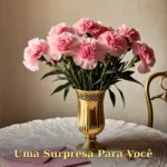 Surpresa de aniversário para sobrinha com balões metalizados e guirlanda festiva em tons rosados