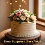 Imagem de aniversário para pessoa especial com bolo decorado com frutas vermelhas