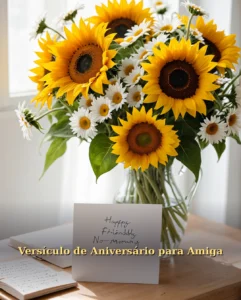 Versículo de Aniversário para Amiga