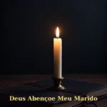 Linda mensagem para marido com buquê de rosas brancas e folhas de eucalipto